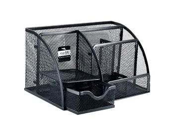

Metal Mesh Desktop Office Pen Pencil Holder Desk Organizer Stationery School Supplies Accessories For Student Gifts Art Supplies