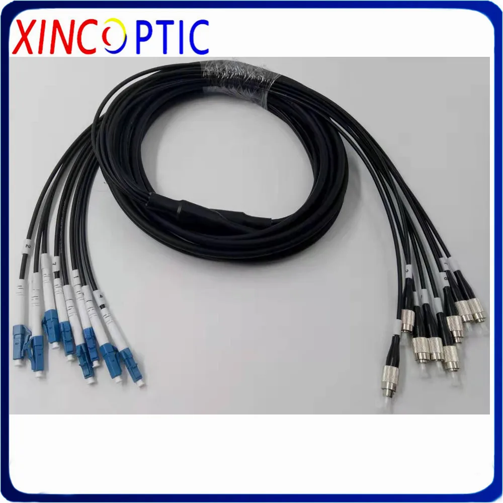 8 ядер многомодовый бронированный патч-корд мм LSZH 30 м 50 100 150 200 300 SC LC FC