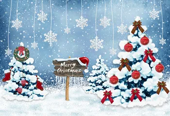 

Vinyl merry christmas Backdrop for Photography Christmas Baby Kids Photo Backgrounds for photo studio