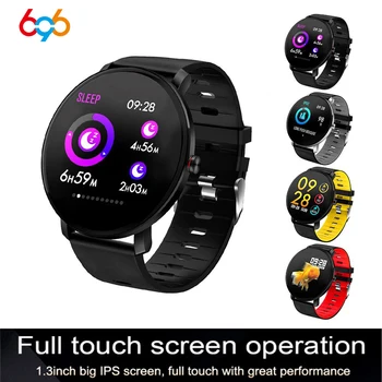 

696 K9 Sport Bluetooth 1.3 Inch Full Touch Screen Smart Watch Heart Rate Monitor Fitness Tracker Smartwatch Men Waterproof Women