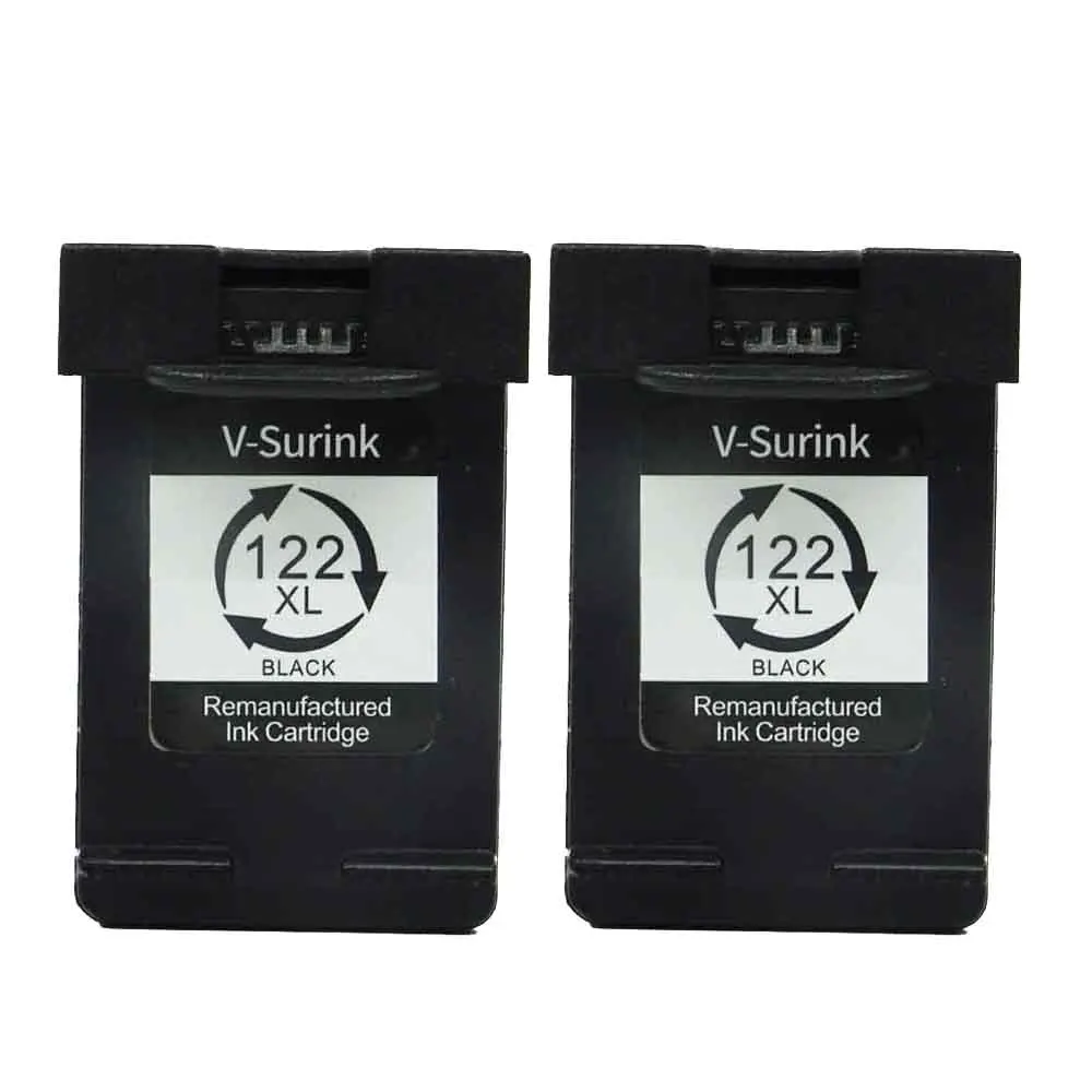 2 Black V-Surink 122XL Замена для hp картридж 122 xl для Deskjet 1510 2050 1000 1050 1050A 2000 2050A 2540 3000 3050 3052A принтер - Цвет: 2 Black