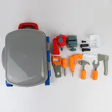 Набор инструментов для детей, Обучающие игрушки, инструменты для моделирования, инструменты для ремонта, игрушки, дрель, пластиковая игра, Обучающие инженерные игрушки-пазлы подарки для детей