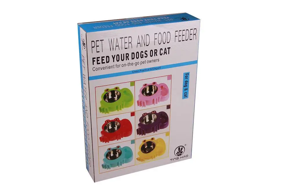 Squirrel frog cartoon dog drinking bowl (14)