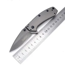 Kershaw 1555TI складной 8Cr13MoV стальное титановое покрытие Флиппер Открытый лагерь выживания карманный edc-инструмент ужин кухонный нож