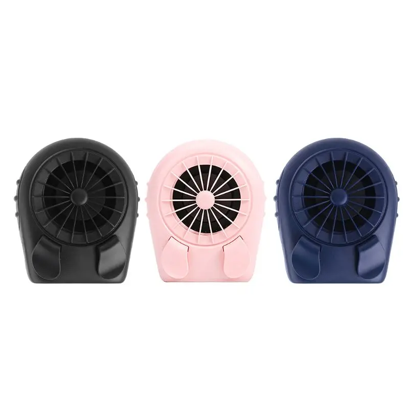 

Portable Handsfree Cooling Fan Mini Clip Waist Fan USB Rechargeable Air Cooler