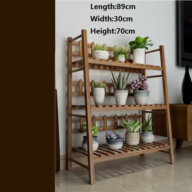 Плантенстандарт деревянные полки для дерева Suporte Flores Estanteria Escalera Dekoration уличная Цветочная полка стойка завод Стенд - Цвет: MODEL E