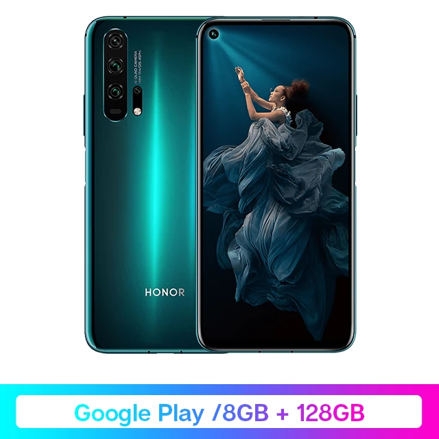 8G 128G Green Смартфон HONOR 20 Pro Google Play 6,26 ''8GB 128GB Kirin 980 Octa Core GPU Turbo3.0 32 МП камера Android 9,0 4000 мАч 2340X1080 - Цвет: 8G 128G Green