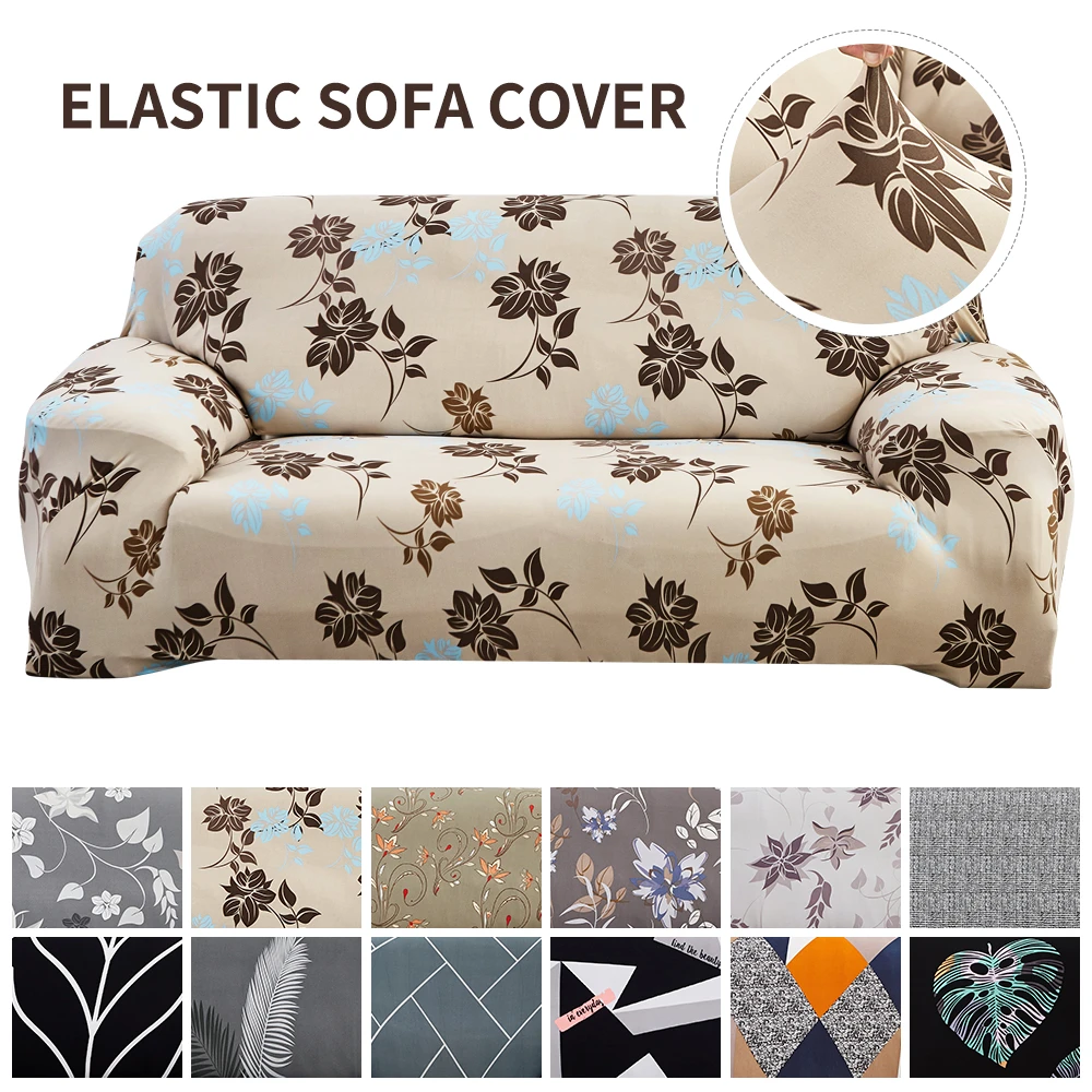 1/2/3/4 Zetel Moderne Gedrukt Stretch Cover Stofdicht Meubels Protector Hoes woonkamer Couch Cover|Sofa Cover| - AliExpress