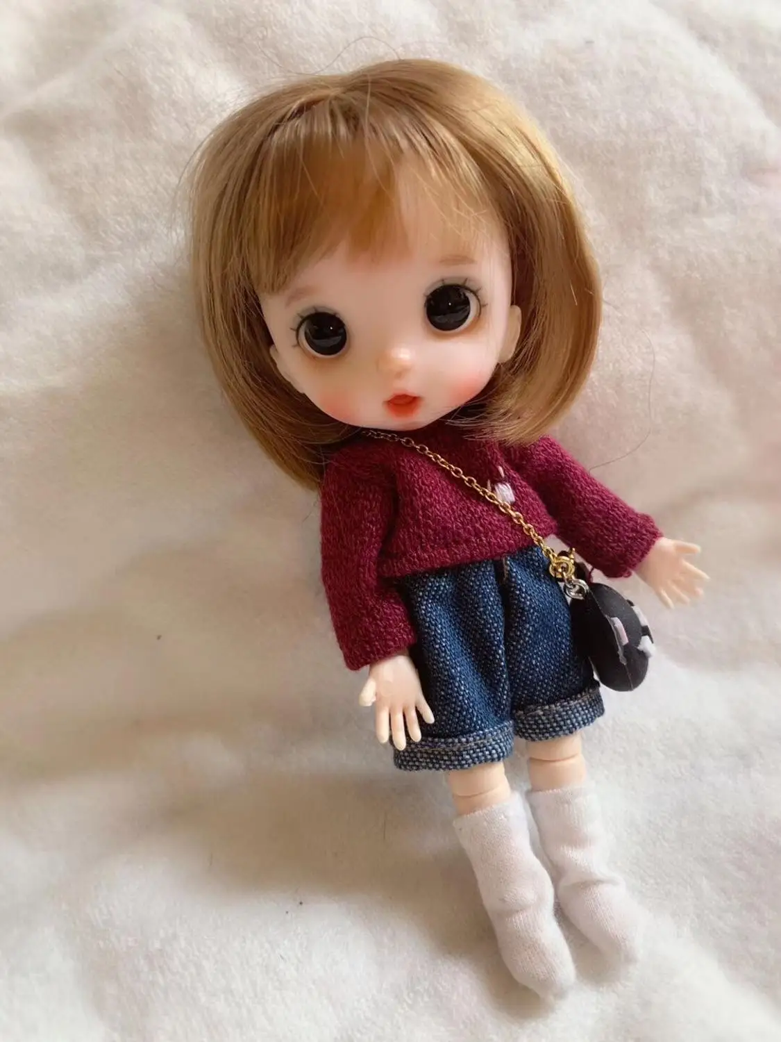 OB11 кукла Кастомизация кукла 1/8 BJD куклы OB DIY полимерная глина 20191216 - Цвет: 06