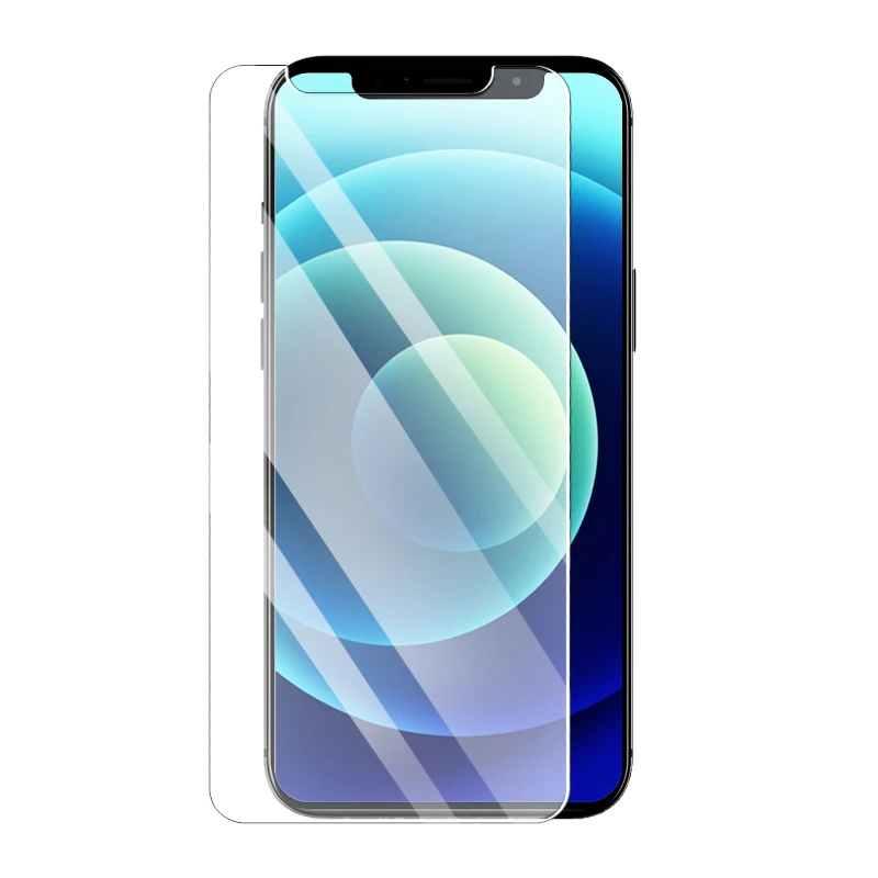 Закаленное стекло для iPhone 12 Mini 11 Pro X XS MAX XR защитная Тонкая Защитная пленка экрана