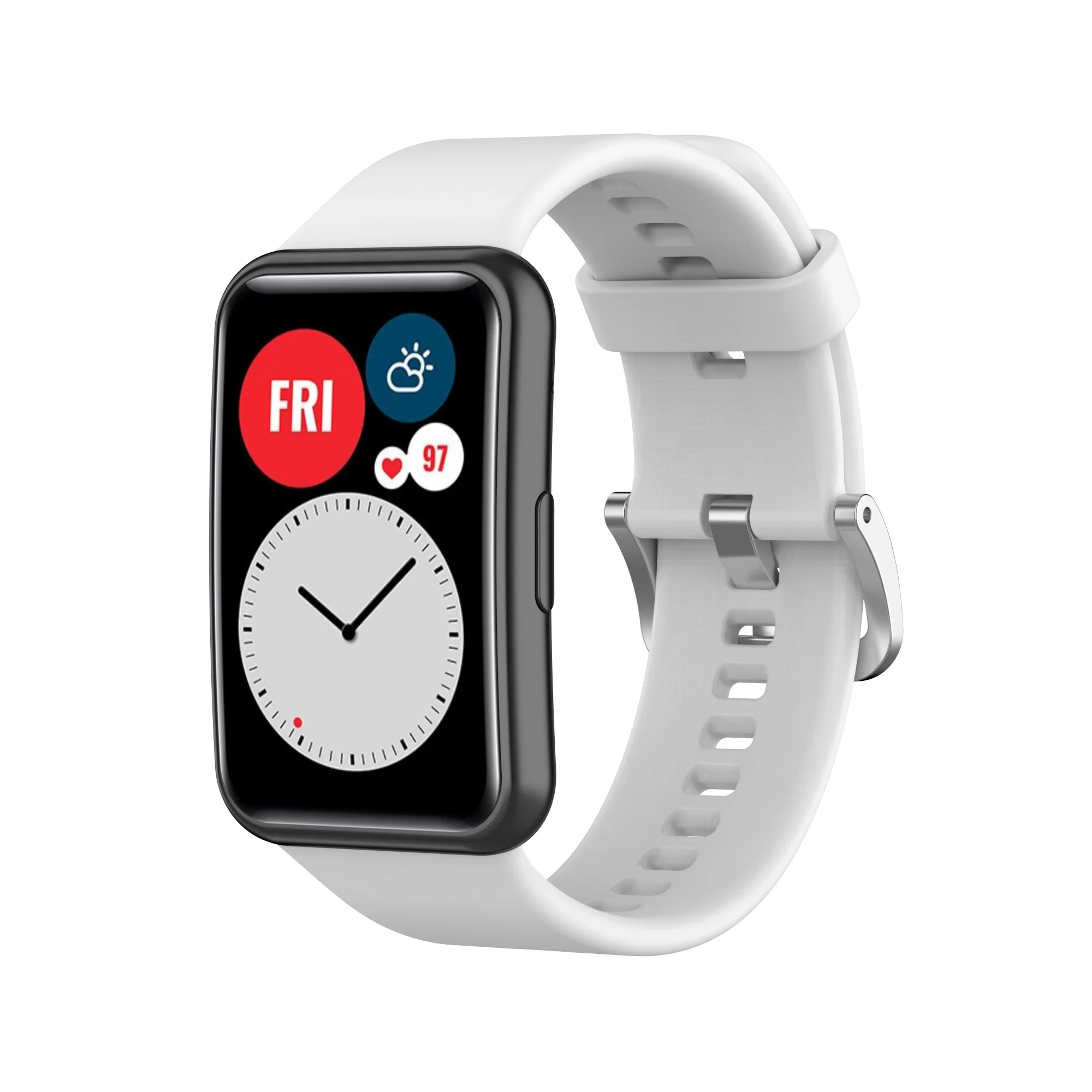 Силиконовый сменный ремешок для Huawei Watch Fit часов TIA B09/TIA B19 спортивный браслет на