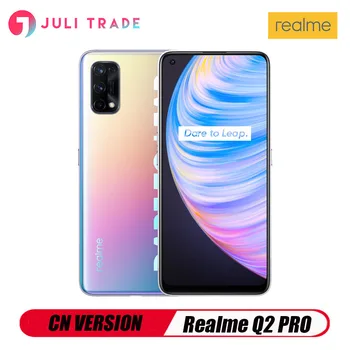 Перейти на Алиэкспресс и купить Версии CN Realme Q2 Pro 5G смартфон 8 Гб Оперативная память 256 ГБ активно-матричные осид, быстрая зарядка 65 Вт MediaTek Dimensity 800U Android