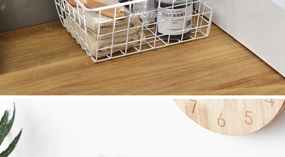 INS Iron Baskets House Organization Baskets for Sundries Cloth Cosmetics Bathroom organisier Kitchen Storage Rack