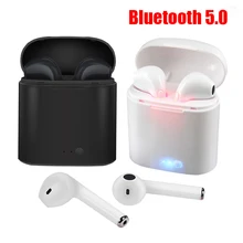I7s Tws Bluetooth наушники спортивные Беспроводные наушники с зарядными стручками для Apple iPhone Xiaomi huawei samsung