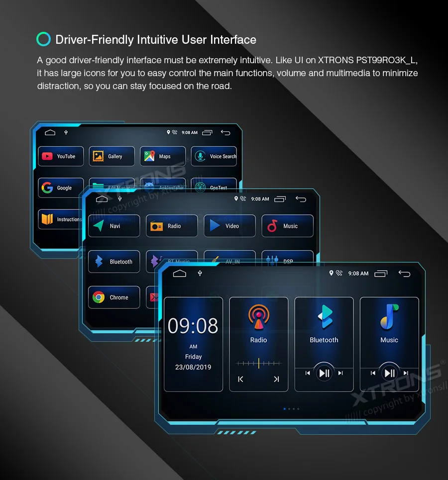 Perfect XTRONS 9"Android 9.0 IPS Screen Navigation Multimedia Player Built-in DSP Custom Fit for Kia Rio K2 (Left Hand Drive) RCA NO DVD 12 Perfect XTRONS 9"Android 9.0 IPS Screen Navigation Multimedia Player Built-in DSP Custom Fit for Kia Rio K2 (Left Hand Drive) RCA NO DVD 12