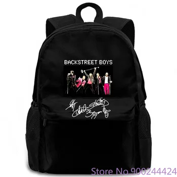

Backstreet Boys All Members Signature Black Newest Stranger Things women men backpack laptop travel school adult
