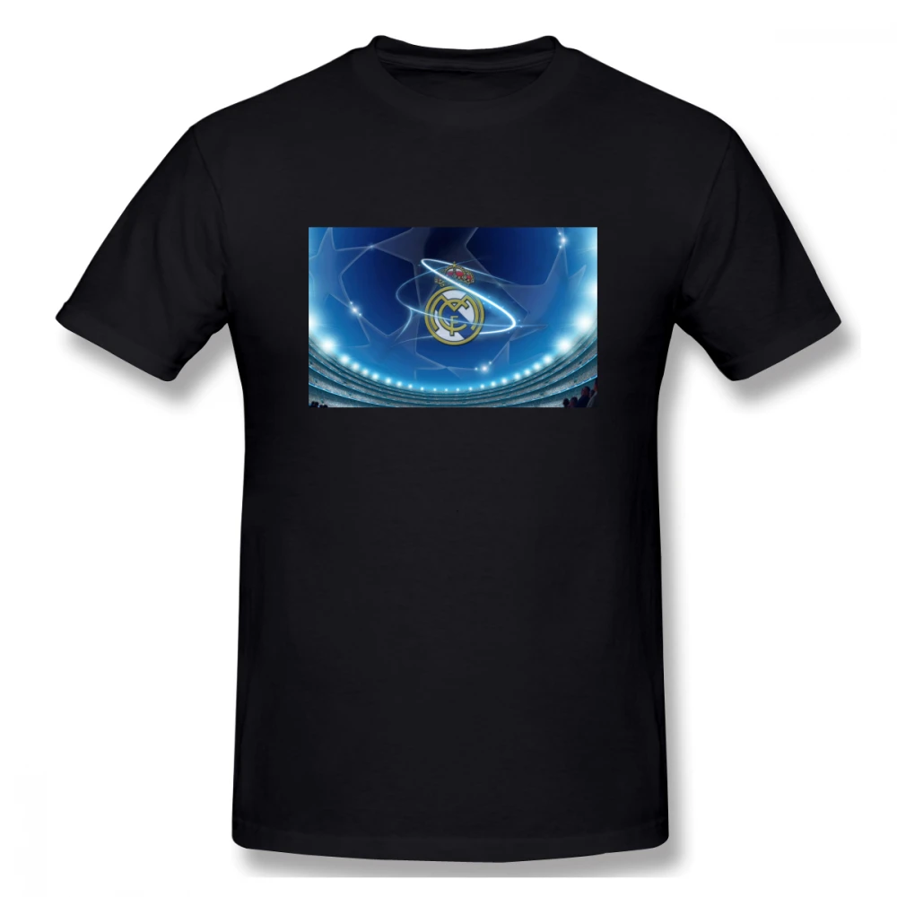 

The King Real Madrid Casual O-Neck Men's Basic Short Sleeve T-Shirt 100% Cotton Tee Shirt Printed men clothes 2019