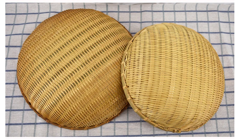Натуральные экологически чистые бамбуковые корзины ручной работы фруктовые овощи хлеб ротанговая корзина домашнее хранилище корзина Органайзер