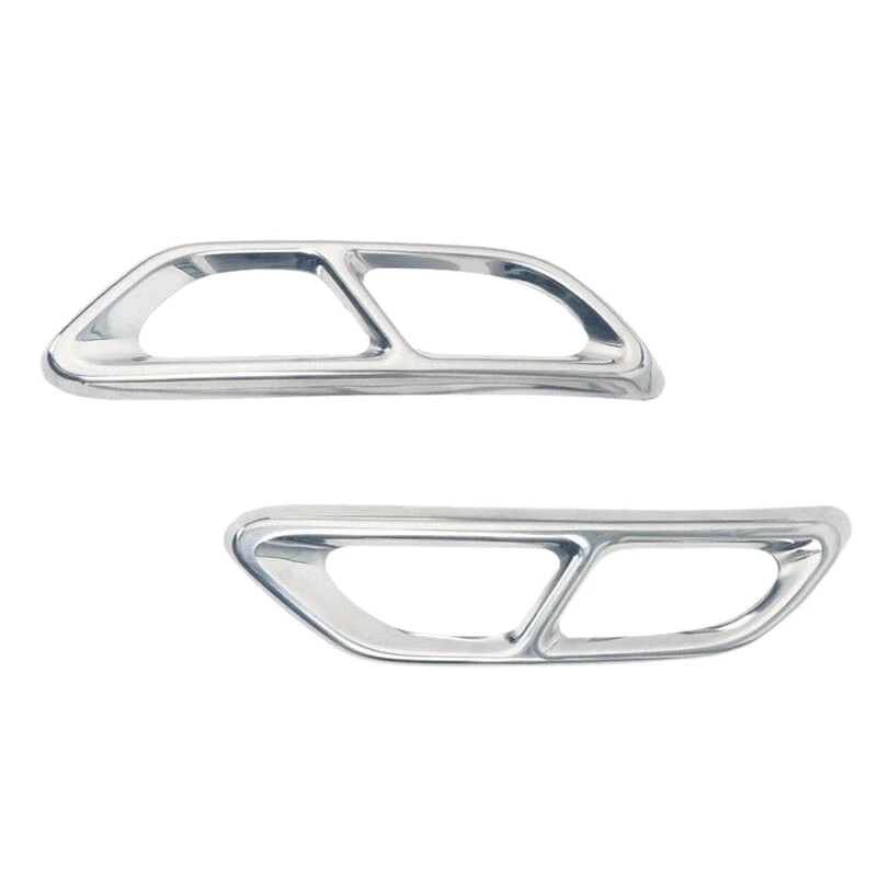 

2Pcs for Honda Accord 2018 Stainless Rear Cylinder Exhaust Pipe Cover Trim