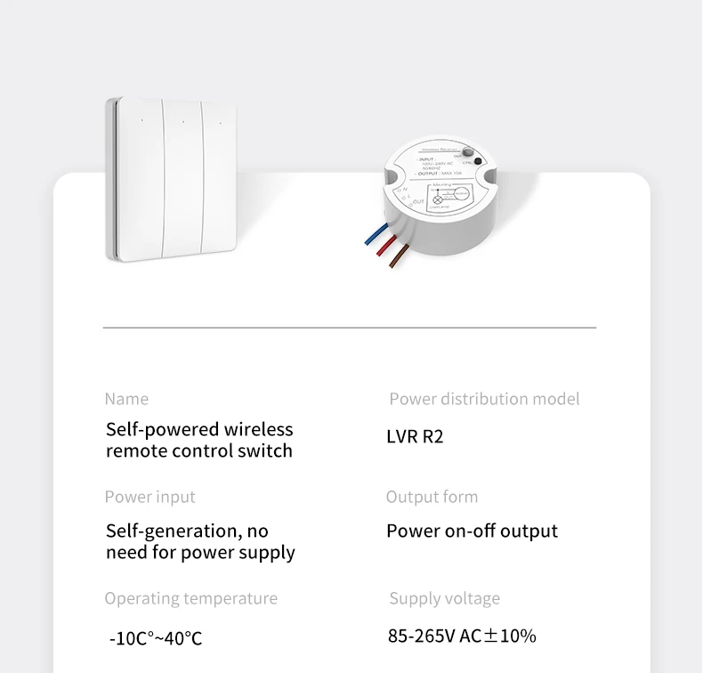 sem bateria, sem Wi-Fi necessário, controle remoto do receptor, IP67