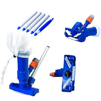 

Swimming Pool Cleaning Vacuum Jet Cleaning Tool with Bottom Brush Suction Head Scenery Pool Cleaning Water Convenient