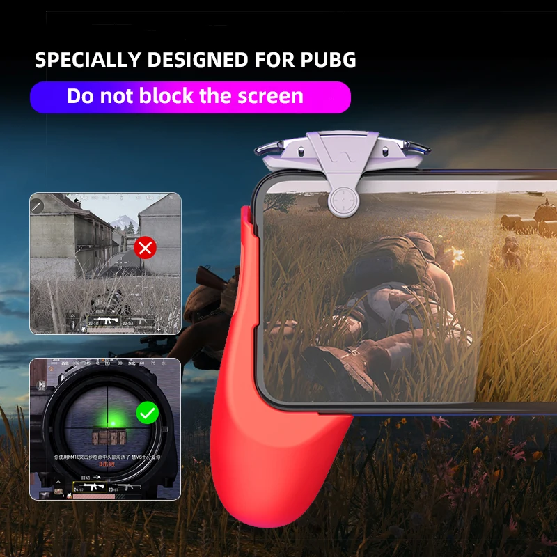 Игровой контроллер PUBG, геймпад, металлическая кнопка пуска, стрельба, свободный огненный джойстик для IOS, Android, геймпад для мобильного телефона с охлаждающими вентиляторами