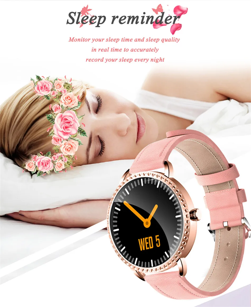 LIGE новые женские умные часы монитор сердечного ритма модные женские часы фитнес-трекер спортивные Смарт-часы для Android IOS+ коробка