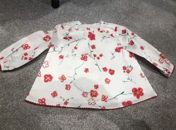 

Children's Girls' Cotton Shirt New Printed Long-sleeved Shirt 2-12 Years