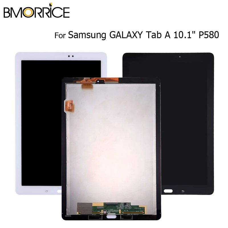 

LCD Display For Samsung Galaxy P580 P585 Touch Screen Digitizer Sensors Assembly Panel Tablet Replacement 10.1 inch New