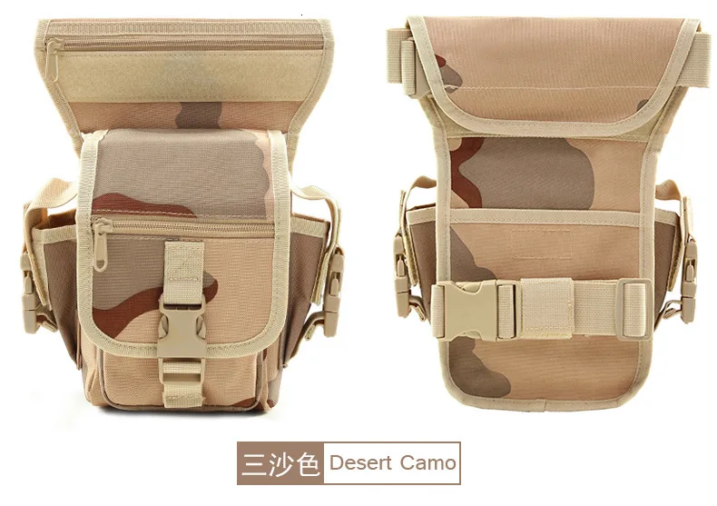 Lu Pu Camouflage More Function Leg Package Outdoor Sport Package Tourism Camouflage Package Waterproof Tactic Leg Package - Цвет: Desert camo
