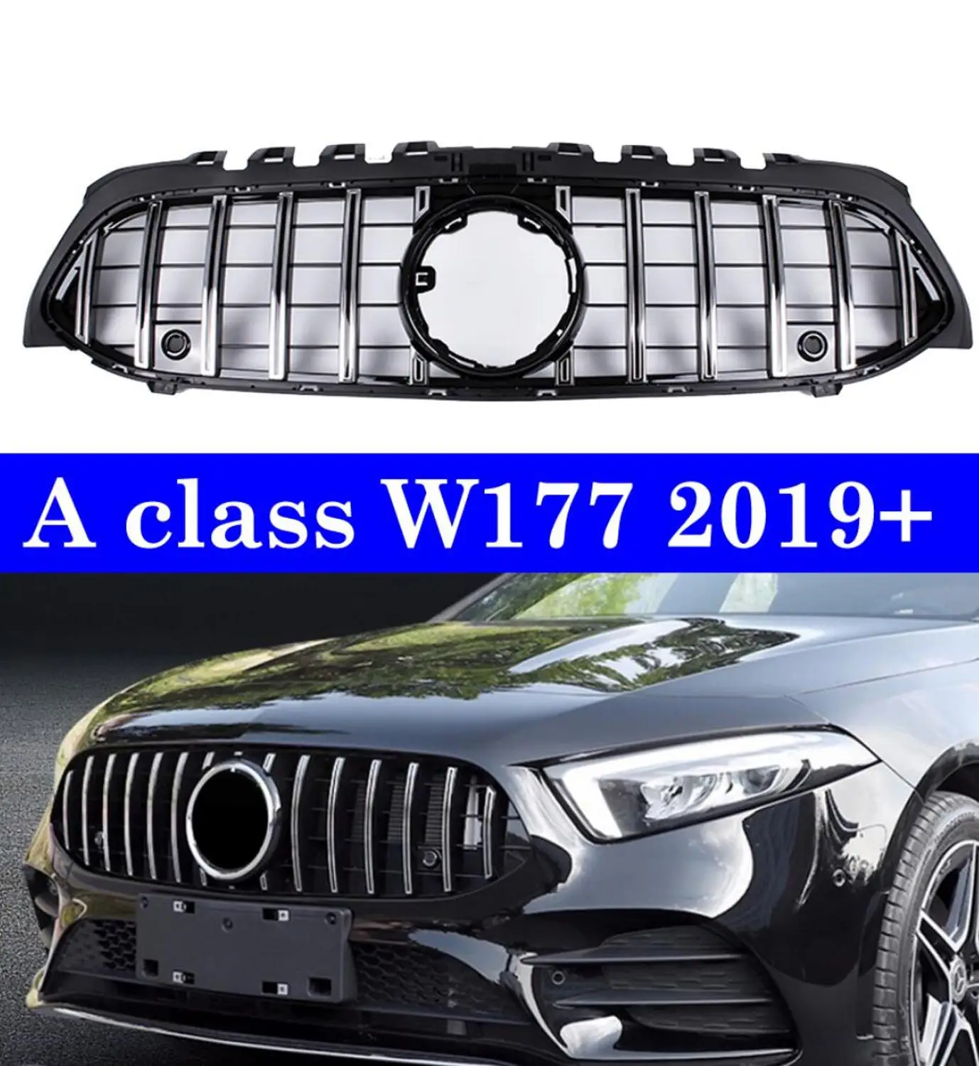 GT сетка стиль решетка для Mercedes-Benz класс W177 A250 A250 A35