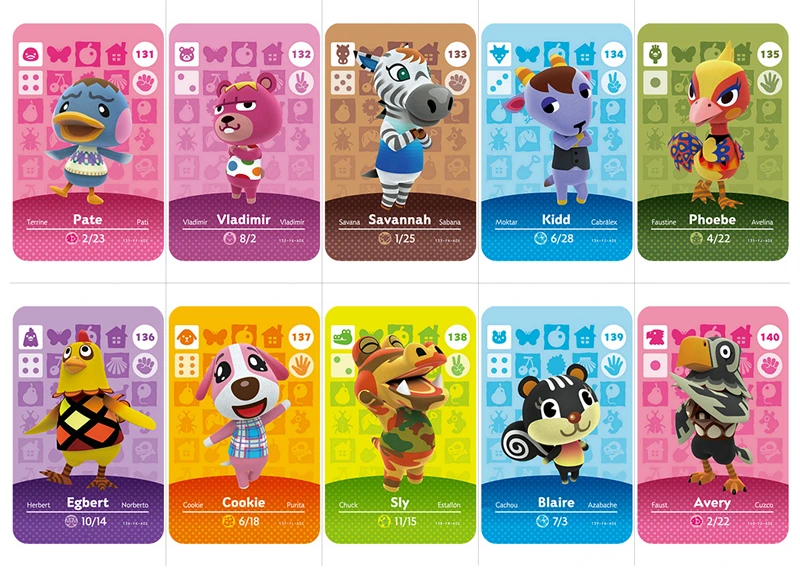 Карта Amiibo серия 2 NFC для nintendo switch NS Games 1234 20 шт./лот|Карты контроля доступа| |