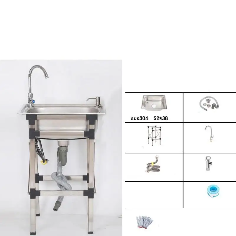 Portatil Afwasbak кран Banheiro Evier Torneira Gourmet Integral De Cocina Fregadero Cuba Pia Cozinha Lavabo кухонная раковина - Цвет: MODEL Q
