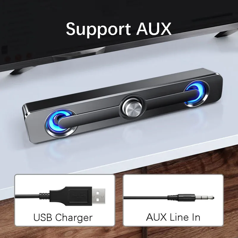 Portable Bluetooth Speaker Stereo Double Bass Effect 5.0 Hands-Free And FM Black Laptop Phone Tablet MP3 MP4 | Электроника
