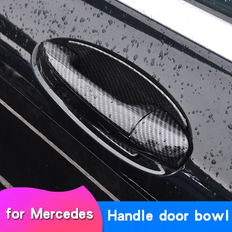 Для Mercedes W213 W205 X253 ручка дверная чаша автомобильные наклейки glc x253 gle W167