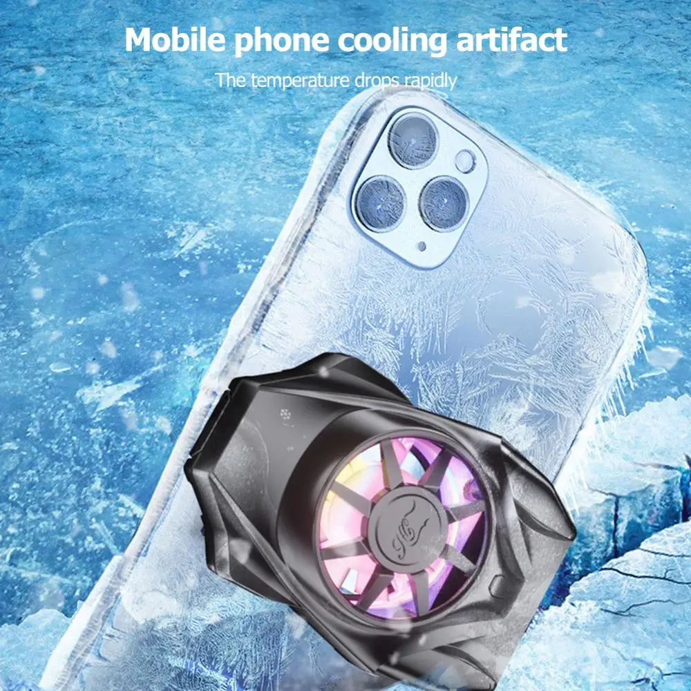 Newest Mobile Phone Cooling Artifact Wireless Silent Phone Radiator