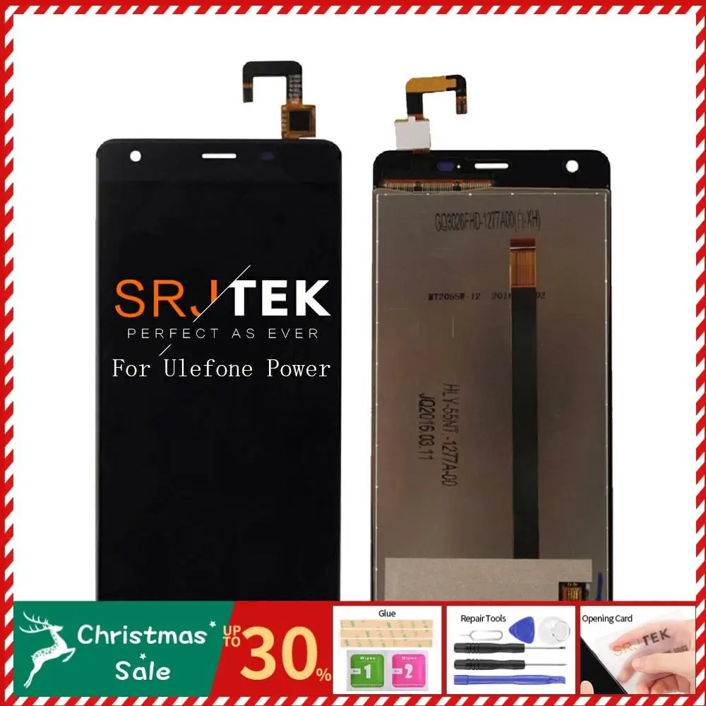 5," для Ulefone power, ЖК-дисплей, дигитайзер, сборка, экран для Ulefone power, ЖК-стеклянная панель, Запасная часть