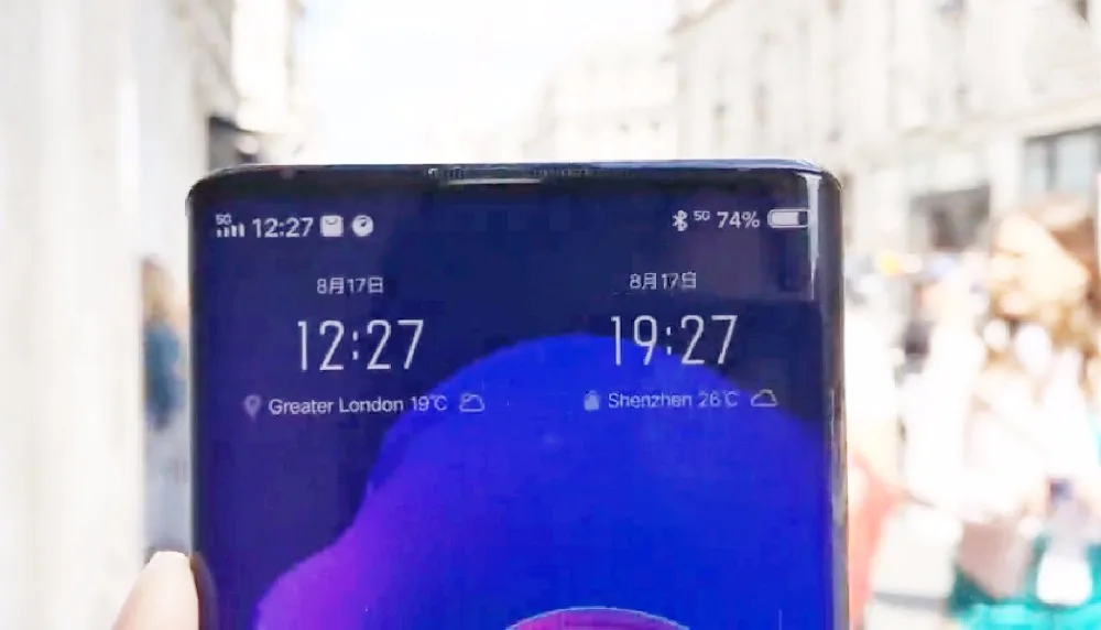 В Vivo Nex 3 4G LTE сотовые телефоны разблокированные 6,8" Plus Super Amoled 8 Гб ram 128 ГБ rom 64.0MP 44 Вт супер зарядное устройство смартфон