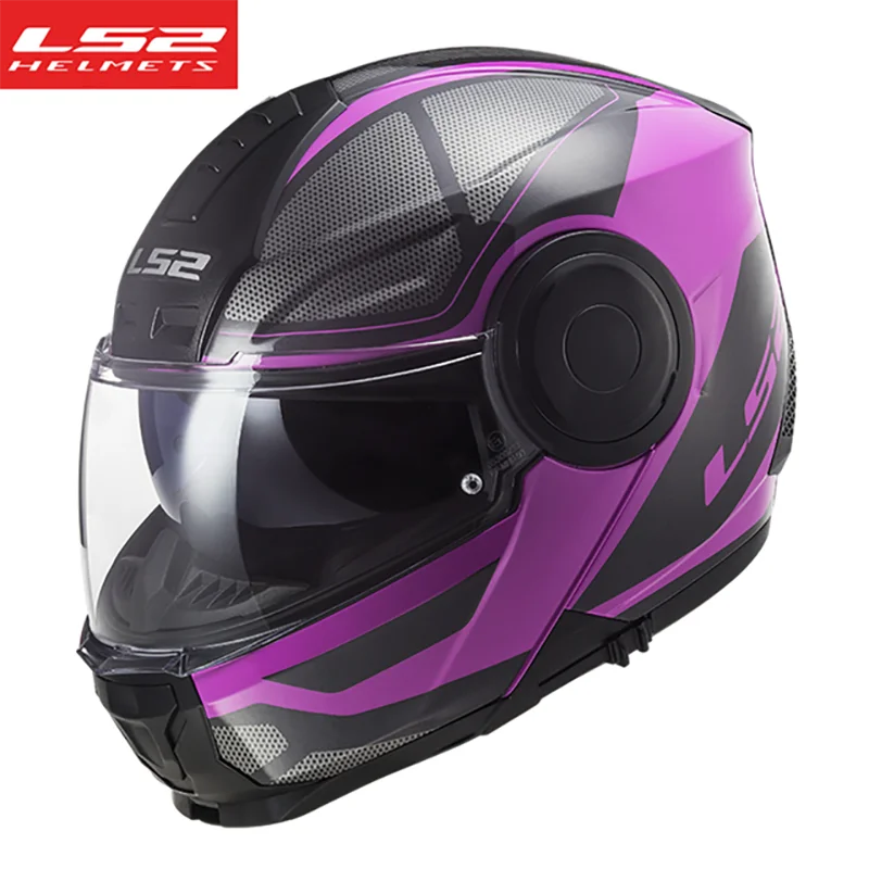 LS2 Helmet LS2 FF902 SCOPE Flip Up Modular Motorcycle Helmet Man