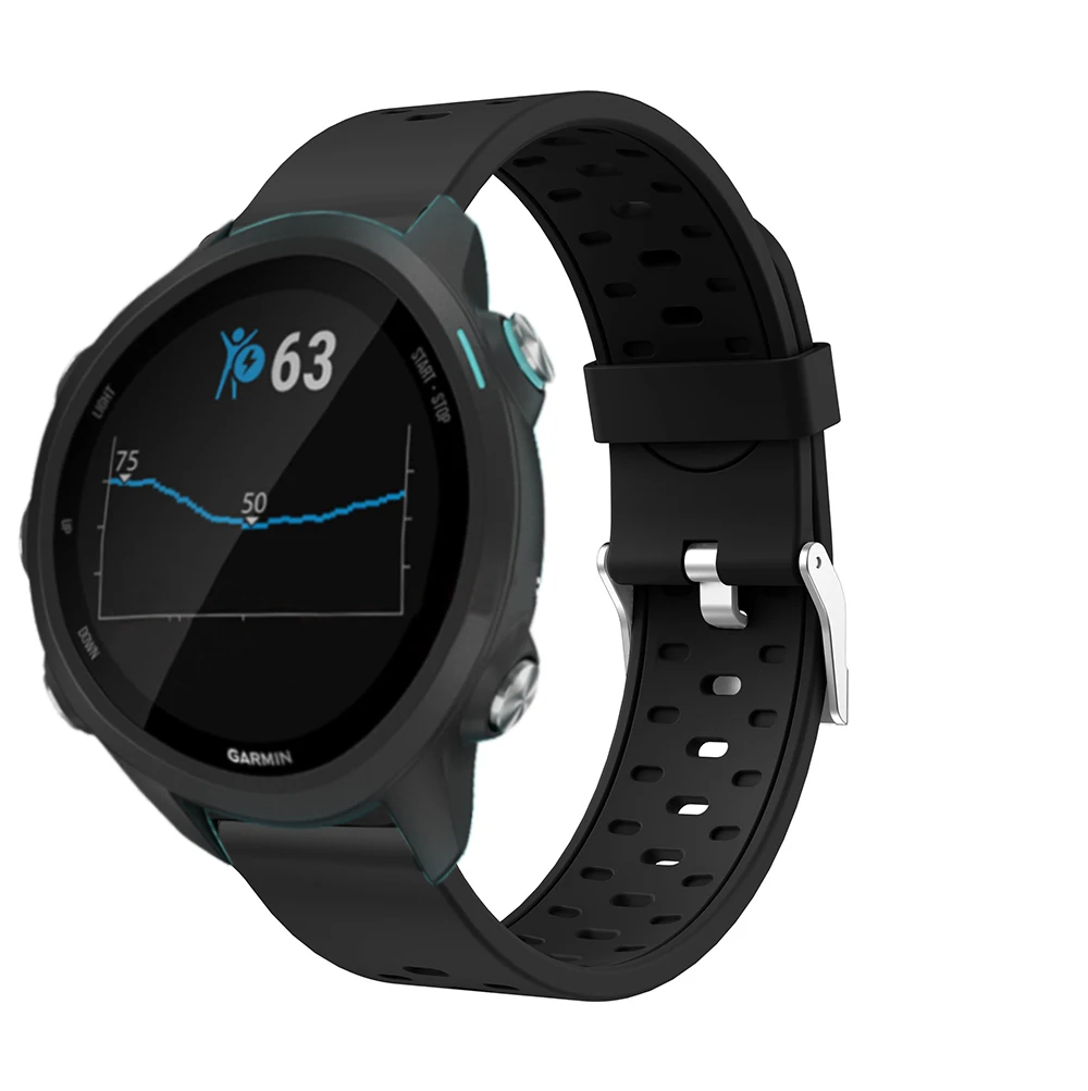 Силиконовый браслет для Garmin vivoactive3 Forerunner 645 мягкий силиконовый сменный спортивный наручный браслет ремешок для часов smartw