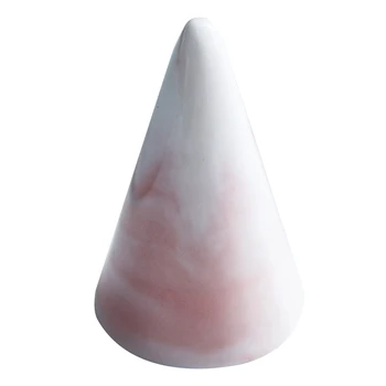 

Gold Ceramic Portable Crafts Jewelry Storage Home Keep Tidy Ring Holder Tray Finger Cone Marble Decor Nordic Style Retail Stores