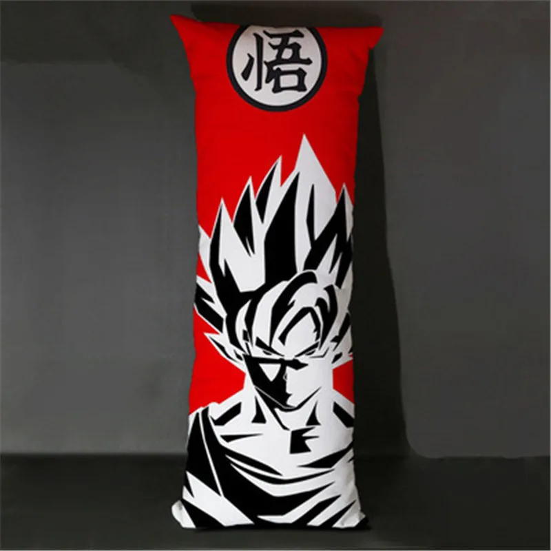 Красный Dragon Ball Super Saiyan Kakarotto Сон Гоку Прямоугольная подушка креативная детская спальня мультфильм задний Чехол для подушки X3074 - Цвет: Красный