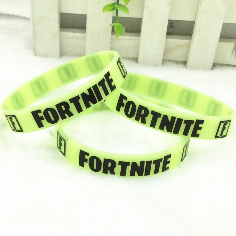 1 шт. поп-игра сегодня cs go растут в темноте силиконовые браслеты резиновые браслеты mc шахтер самолет - Окраска металла: green grow in dark