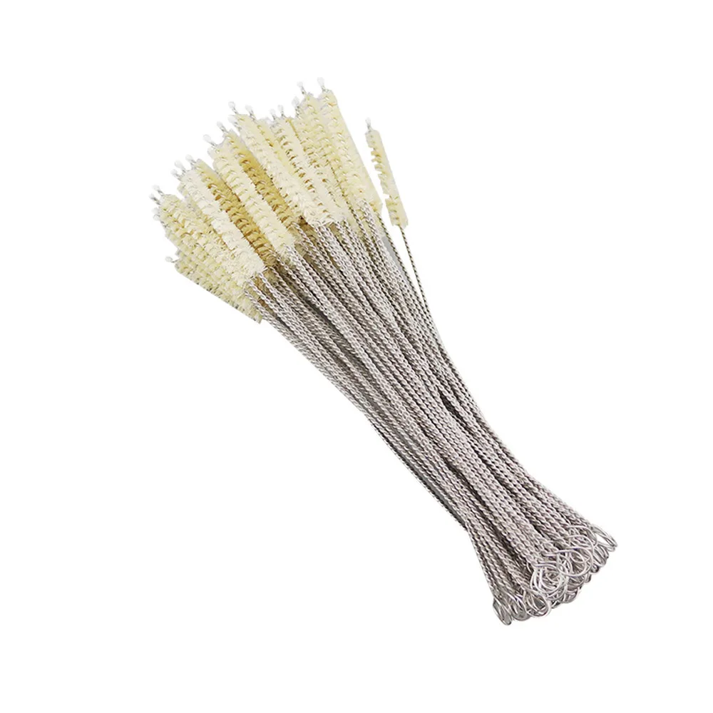 Sisal straw brush for Stainless steel straw cleaning brush 220*50*8MM Sisal Hemp Natural Straw Cleaning Brush For Bamboo Straw
