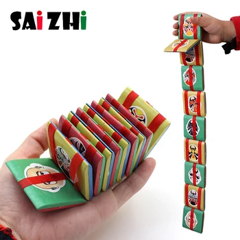 

Saizhi 10Pcs/set Magic Plastic Flap Toys Colorful Board Game Toys Exercise Hand-Eye Coordination Toy Montessori Education Toys