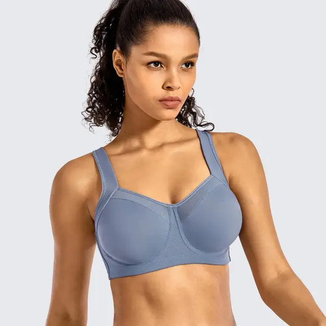US $16.79 Womens High Impact Underwire Non Padded Powerback Support Sports Bra