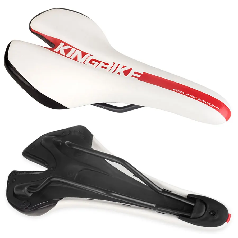 

KINGBIKE Cycling From seat Comfort MTB Bicycle Seat Bike Saddle Bicycle Saddle Bike Seat Cycling Saddle Seat Carbon Fiber 280g