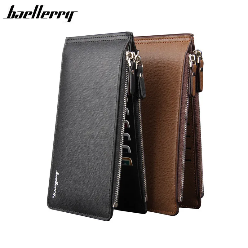 

Large Capacity 16 Slots Card Holders Men Leather Wallet Famous Brand Bifold Money Purse Fashion Male Cash Coin Pocket Free Ship