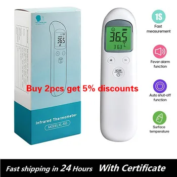

Non-contact Thermometer Infrared Termometro LCD Digital Display Thermometer with Fever Alarm for Children Adult Baby