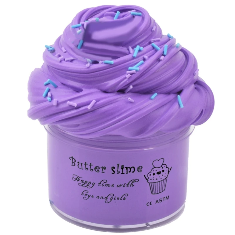 

6Pc Butter Slime with Candy Slime Watermelon Slime and Pineapple Slime Soft Gift R7RB